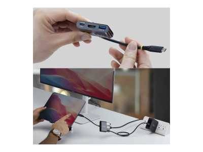 Startech : ADAPTATEUR MULTIPORT USB-C H DMI 140W 4K 60HZ USB 5 GBPS
