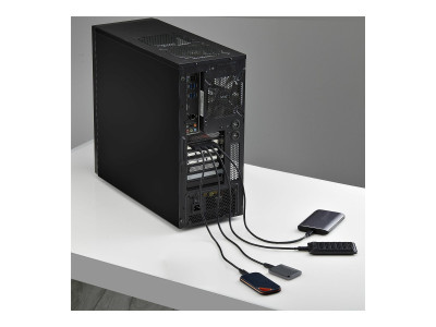 Startech : CARTE PCIE USB-A 4 PORTS USB 3.2 10GBPS 4 CONTRLEURS TAA