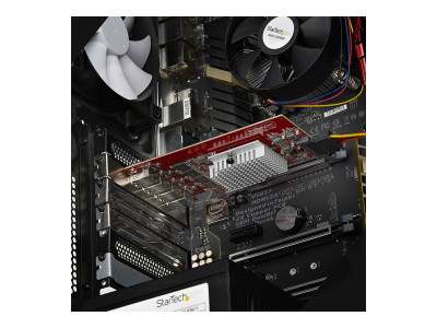 Startech : CARTE PCIE USB-A 4 PORTS USB 3.2 10GBPS 4 CONTRLEURS TAA