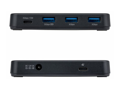 Startech : HUB USB-C et USB-A 4 PORTS 5 GBPS AUTO-ALIMENT MAC avec IN