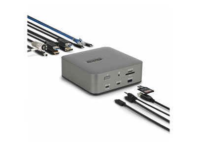 Startech : STATION DACCUEIL THUNDERBOLT 5 TRIPLE MONITEUR 140W PD