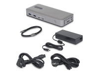 Startech : USB-C DOCKING STATION - TRIPLE-MONITOR DP/HDMI 4K60