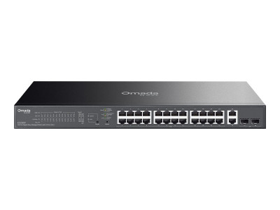 TP-Link : 28-PORT 1G EASY MANAGED SWITCH 24X POE+ 2X SFP 250W POE POWER
