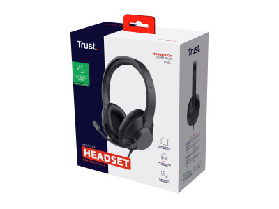 Trust : CASQUE-MICRO AYDA MAX pour ORDINATEUR (3.5MM)