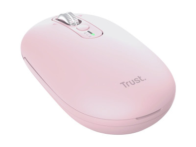 Trust : SERON HYPSCROLL SLIM WRLS MOUSE PNK
