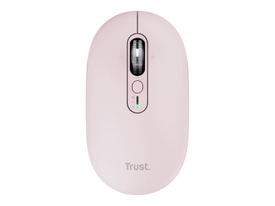 Trust : SERON HYPSCROLL SLIM WRLS MOUSE PNK