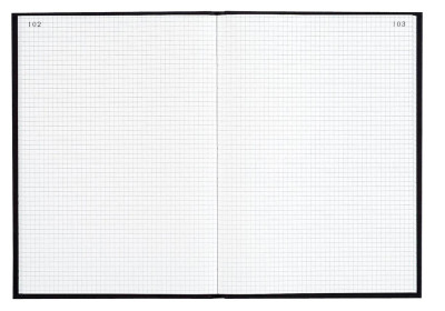 LE DAUPHIN Registre quadrillé 5x5, 297 x 210 mm, noir