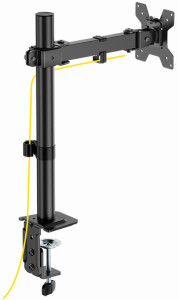 LogiLink Monitorhalterung, Armlänge: 202 mm, schwarz