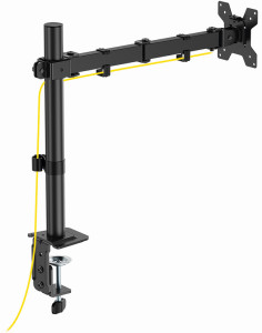LogiLink Monitorhalterung, Armlänge: 376 mm, schwarz