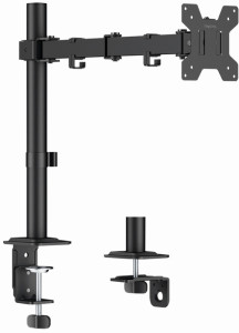 LogiLink Monitorhalterung, Armlänge: 376 mm, schwarz