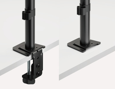 LogiLink Dreifach-Monitorhalterung, Armlänge: 376 mm
