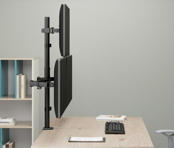 LogiLink Dreifach-Monitorhalterung, Armlänge: 376 mm