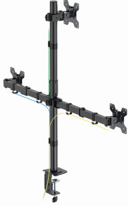 LogiLink Dreifach-Monitorhalterung, Armlänge: 376 mm