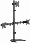 LogiLink Dreifach-Monitorhalterung, Standfuß, schwarz LogiLink Dreifach-Monitorhalterung, Standfuß, schwarz