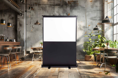 magnetoplan Écran Pull-Up, (L)2.200 x (H)2.000 mm