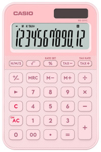 CASIO Tischrechner MS-20YC-LP, rosa