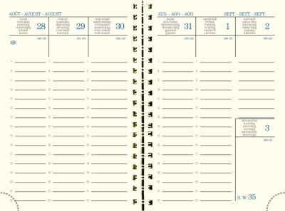 EXACOMPTA Agenda de poche SAD 13S, 2026/2027, 16 mois