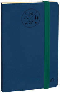 QUO VADIS Agenda Horizontal 15 SD, 2026/2027, bleu denim