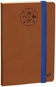 QUO VADIS Agenda Horizontal 15 SD, 2026/2027, bleu denim