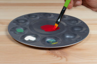 kangaro Farbmisch-Palette, Aluminium, rund, 170 mm