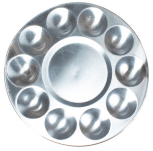 kangaro Farbmisch-Palette, Aluminium, rund, 170 mm