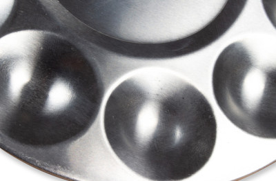 kangaro Farbmisch-Palette, Aluminium, rund, 170 mm