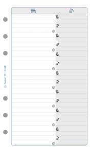 EXACOMPTA Recharge Exatime 17, 2026/2027, 1 semaine/2 pages