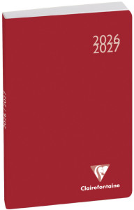 Clairefontaine Agenda scolaire Work & After 2026/2027, rouge
