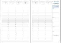EXACOMPTA Recharge pour agenda SAD 29, 2026/2027, 16 mois