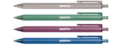 Kores Stylo à bille rétractable jetable 