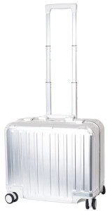 pavo Trolley pour déplacements d'affaires, aluminium, argent