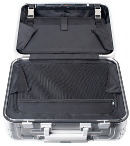 pavo Trolley pour déplacements d'affaires, aluminium, argent