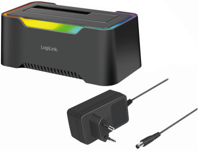 LogiLink USB 3.2 Festplatten Docking Station, 2.5