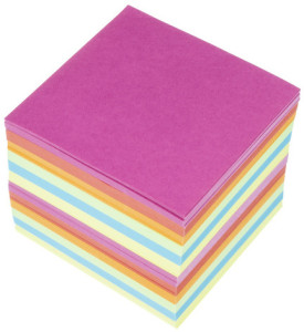 kangaro Zettelboxeinlagen, 90 x 90 mm, 700 Blatt, weiß