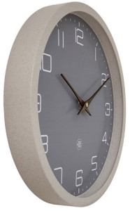 NEXTIME Horloge à quartz NXT ECO, diamètre: 300 mm, beige