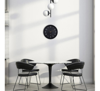 NEXTIME Horloge à quartz NXT ECO, diamètre: 300 mm, beige