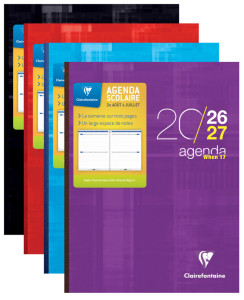 Clairefontaine Agenda scolaire WHEN 17, 2026/2027