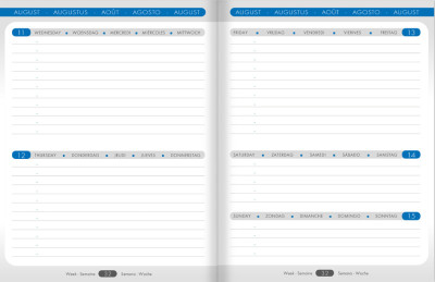 Clairefontaine Agenda scolaire WHEN 17, 2026/2027