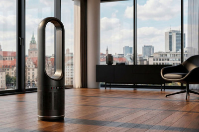 Hansa Tower-Ventilator AM-046, Höhe: 820 mm, weiß /silber