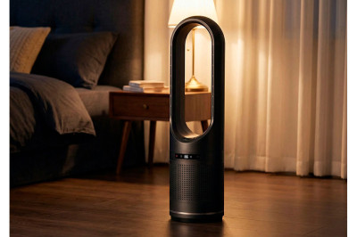 Hansa Tower-Ventilator AM-046, Höhe: 820 mm, weiß /silber