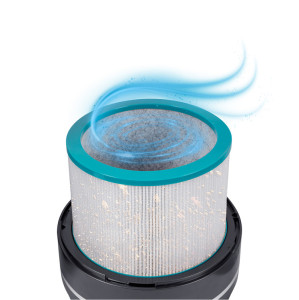 Hansa Tower-Ventilator AM-046, Höhe: 820 mm, weiß /silber