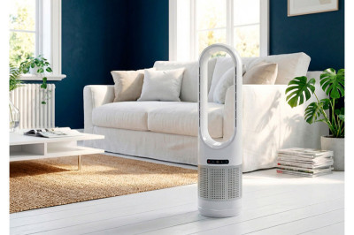 Hansa Tower-Ventilator AM-046, Höhe: 820 mm, weiß /silber