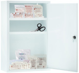 FIRST AID ONLY Erste-Hilfe-Schrank, Metall, weiß, unbestückt
