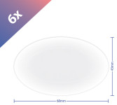 FIRST AID ONLY Blasen-Pflaster, transparent, 6er Blister