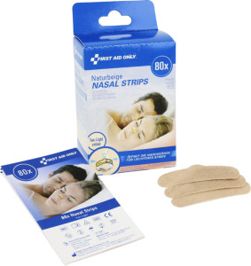 FIRST AID ONLY Nasen-Strips, 19 x 61 mm, beige, 80er Blister