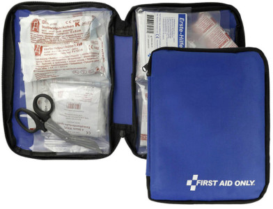 FIRST AID ONLY Erste-Hilfe-Tasche, 50-teilig, blau