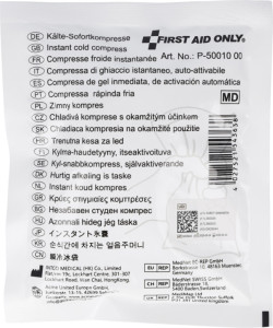 FIRST AID ONLY Sofort-Kälte-Kompresse, 153 x 125 mm, weiß