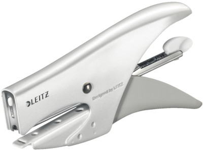 LEITZ Pince agrafeuse WOW, bleu métallisé