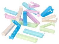STARPAK Clip de fermeture, PP, assorti STARPAK Clip de fermeture, PP, assorti