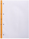 RHODIA Bloc de cours, format A4, séyès, orange, lot de 3 RHODIA Bloc de cours, format A4, séyès, orange, lot de 3